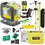 Laser 4-płaszczyznowy krzyżowy niebieski Nivel System CL4D-B + statyw SJJM1EX + odbiornik CLS5 + łata LS24